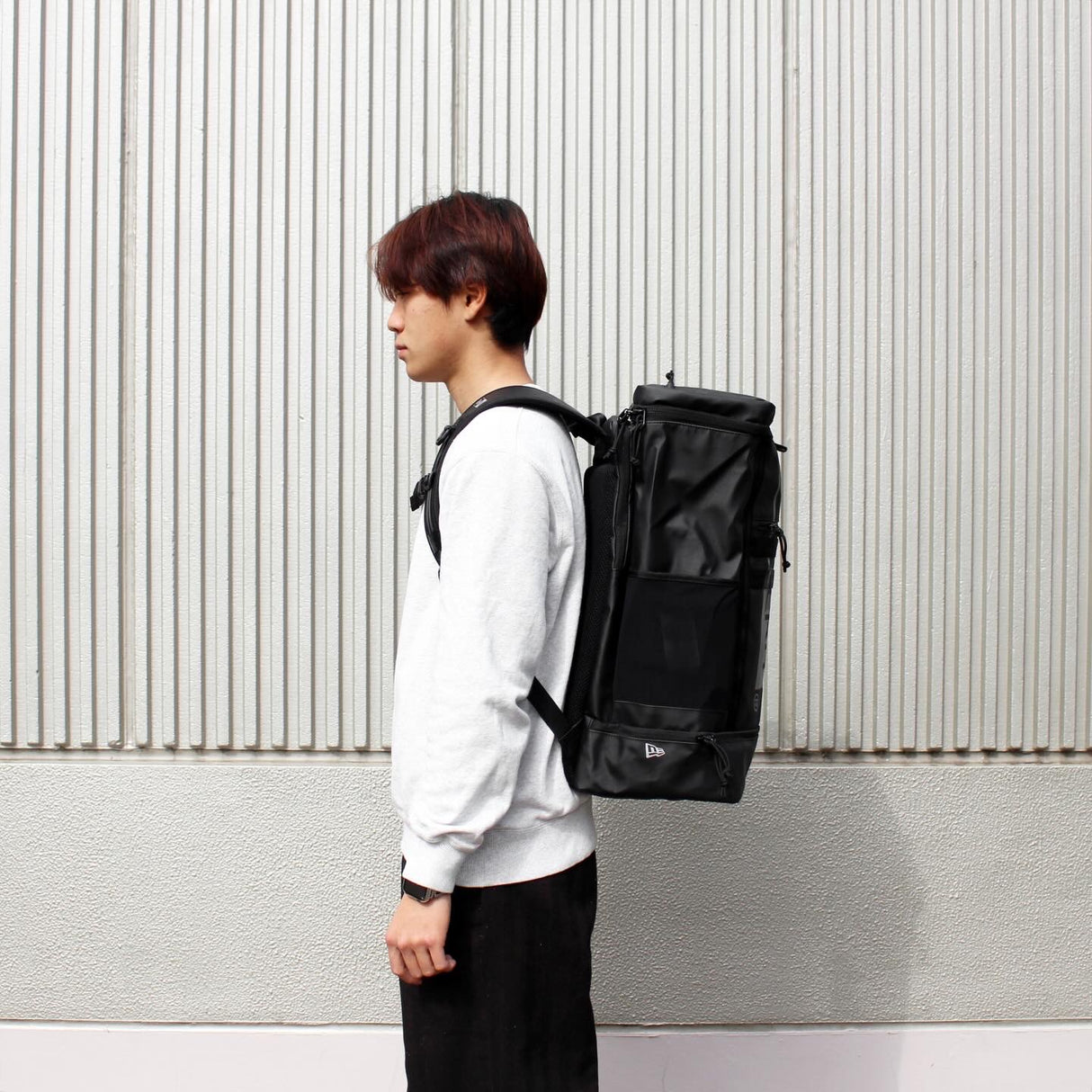 ニューエラ ボックスパック 46L BOX PACK LARGE TPU BOX LOGO BLACK