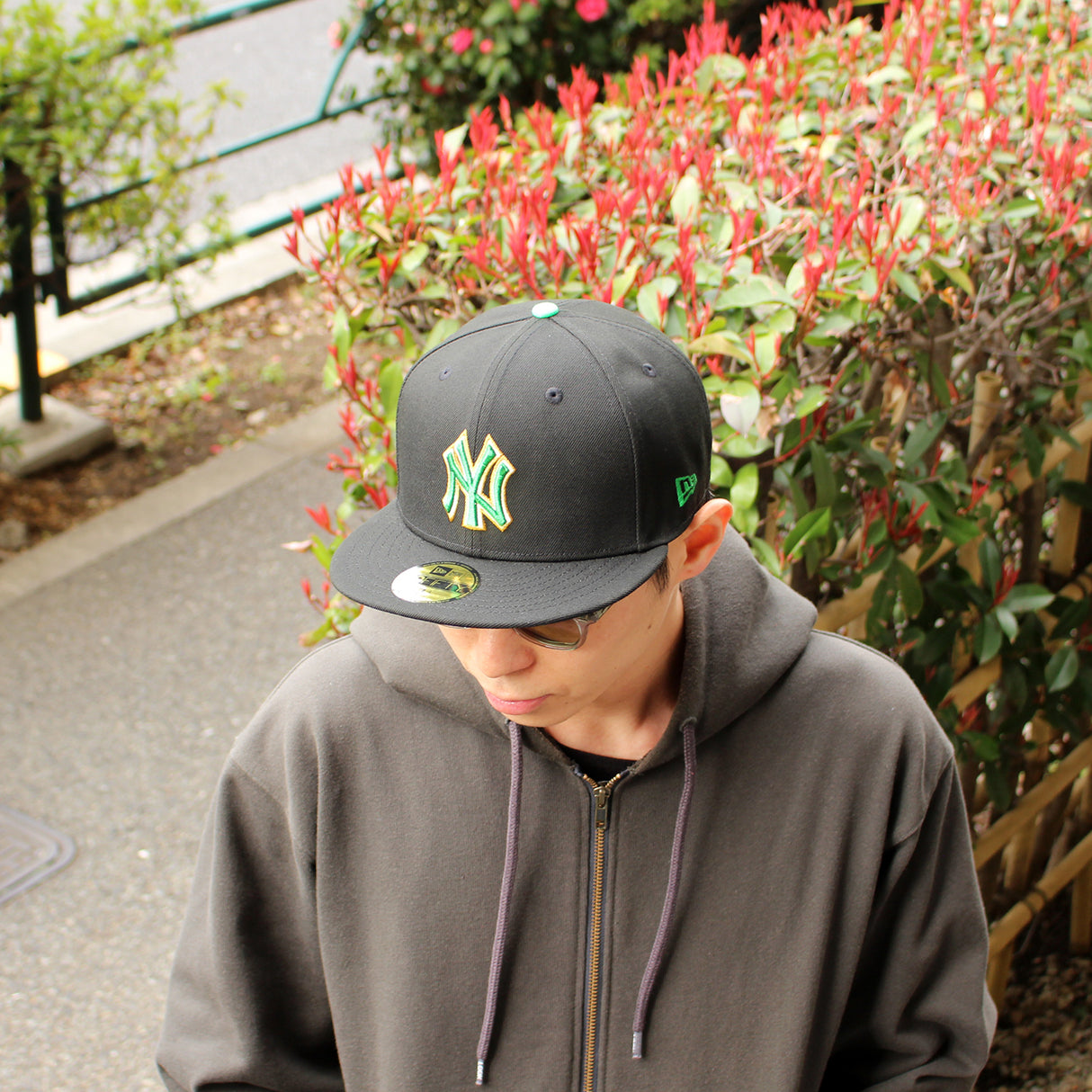 ニューエラ キャップ 59FIFTY ニューヨーク ヤンキース MLB ST PATRICKS DAY FITTED CAP BLACK