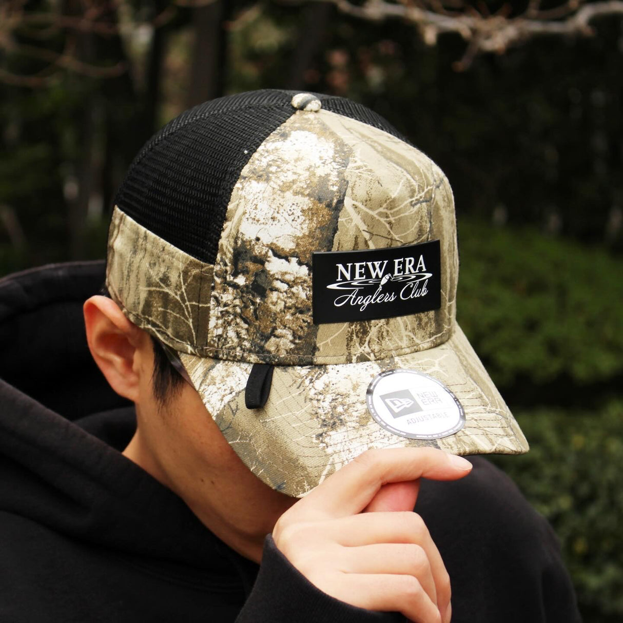 ニューエラ キャップ 9FORTY OUTDOOR LOOP ANGLER'S CLUB A-FRAME MESHCAP REALTREE CAMO
