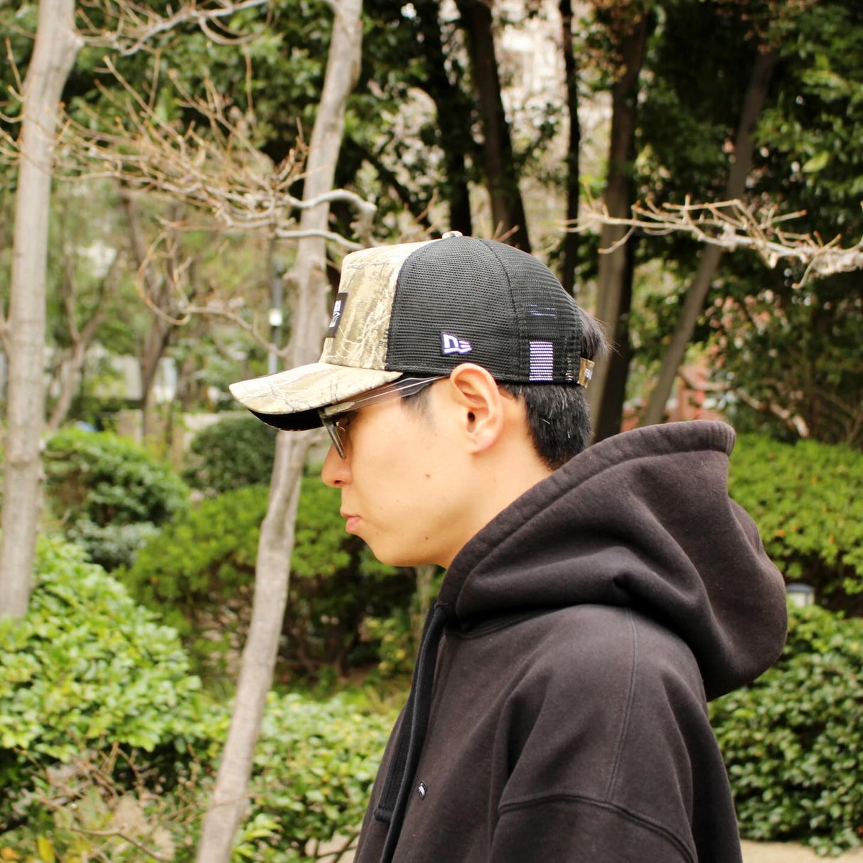 ニューエラ キャップ 9FORTY OUTDOOR LOOP ANGLER'S CLUB A-FRAME MESHCAP REALTREE CAMO