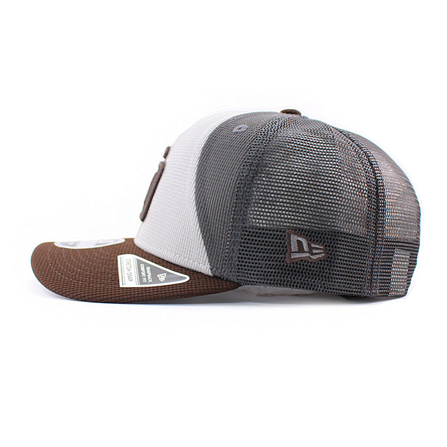 ニューエラ キャップ 9SEVENTY ストレッチ スナップバック サンディエゴ パドレス MLB BATTING PRACTICE MESH STRETCH SNAPBACK CAP GRAPHITE