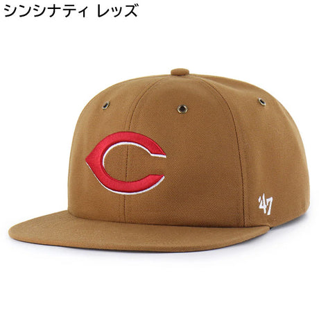 海外取寄 47ブランド キャップ MLB カーハート CARHARTT 47BRAND CAPTAIN RL RELAXED FIT CAP BROWN