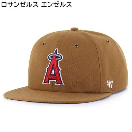 海外取寄 47ブランド キャップ MLB カーハート CARHARTT 47BRAND CAPTAIN RL RELAXED FIT CAP BROWN