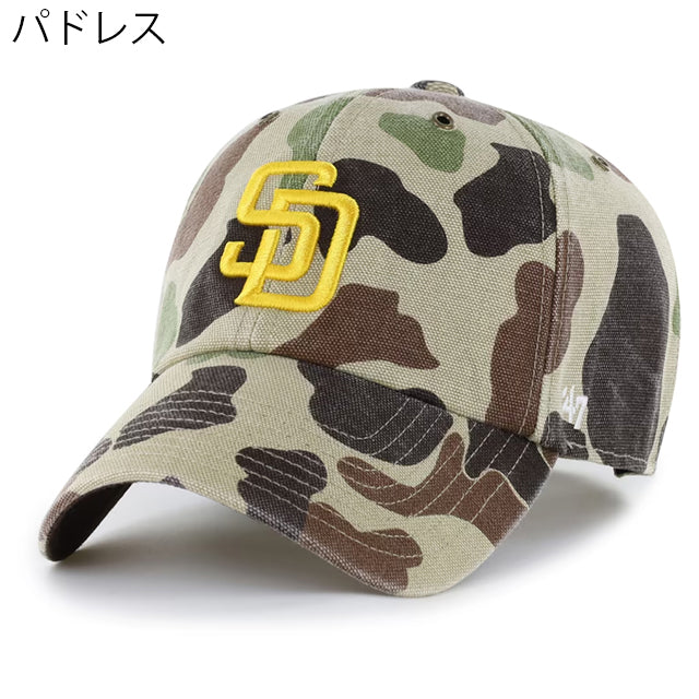 海外取寄 47ブランド キャップ MLB カーハート CARHARTT 47BRAND CLEAN UP DUCK CAMO