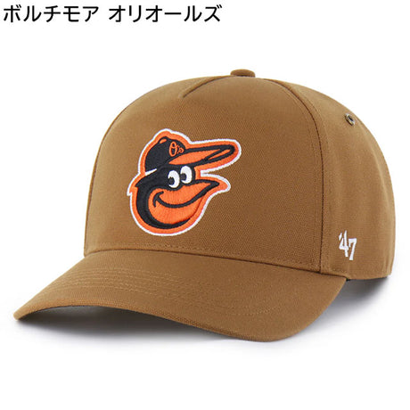 海外取寄 47ブランド キャップ MLB カーハート CARHARTT 47BRAND HITCH SNAPBACK CAP BROWN