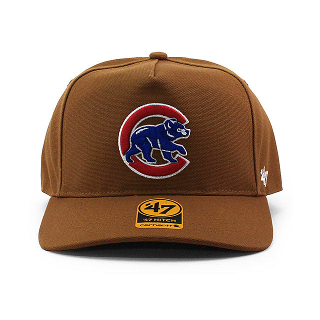 47ブランド キャップ カーハート シカゴ カブス MLB HITCH SNAPBACK CAP BROWN
