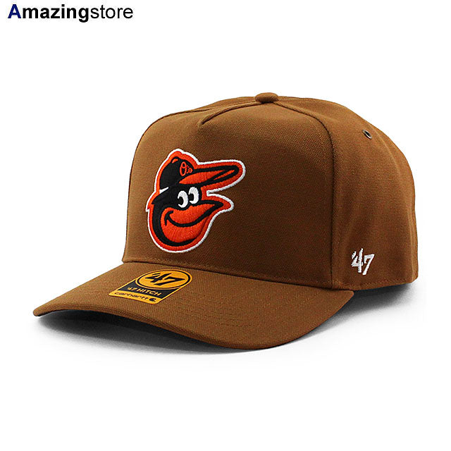 47ブランド キャップ カーハート ボルチモア オリオールズ MLB HITCH SNAPBACK CAP BROWN
