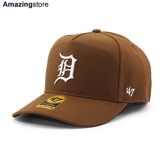 47ブランド キャップ カーハート デトロイト タイガース MLB HITCH SNAPBACK CAP BROWN