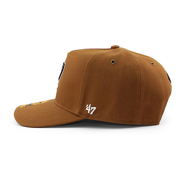 47ブランド NBA カーハート サンアントニオ スパーズ CARHARTT 47BRAND HITCH SNAPBACK CAP BROWN