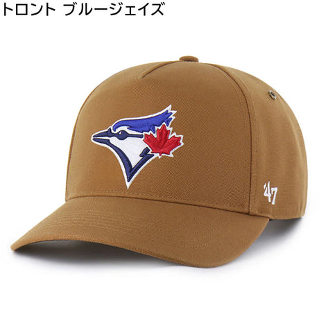 海外取寄 47ブランド キャップ MLB カーハート CARHARTT 47BRAND HITCH SNAPBACK CAP BROWN