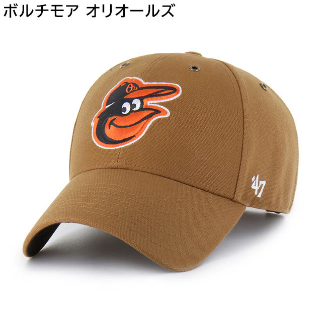 海外取寄 47ブランド キャップ MLB カーハート CARHARTT 47BRAND MVP STRAPBACK CAP BROWN