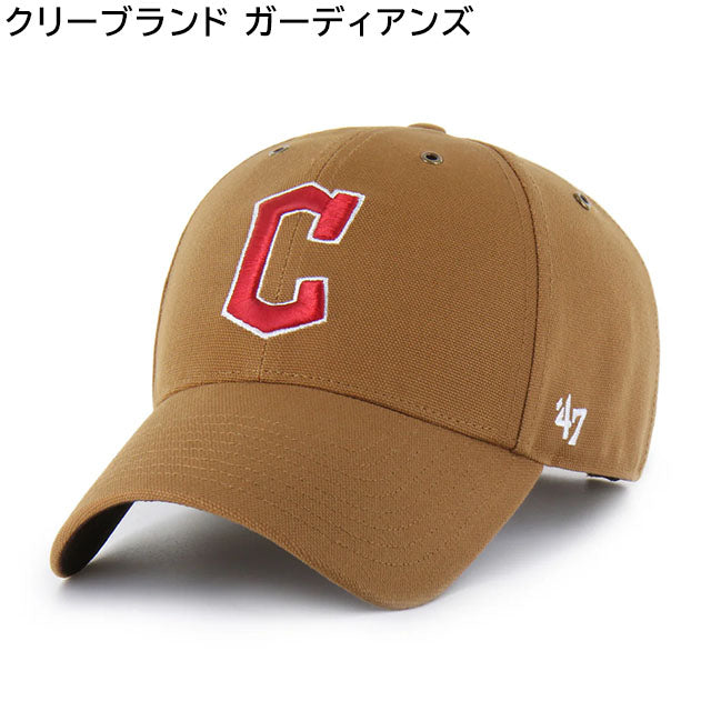 海外取寄 47ブランド キャップ MLB カーハート CARHARTT 47BRAND MVP STRAPBACK CAP BROWN