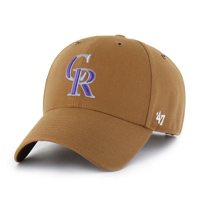 海外取寄 47ブランド キャップ MLB カーハート CARHARTT 47BRAND MVP STRAPBACK CAP BROWN