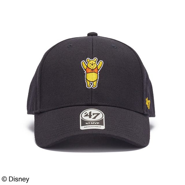 47ブランド キャップ ディズニー クマのプーさん MVP ADJUSTABLE CAP NAVY