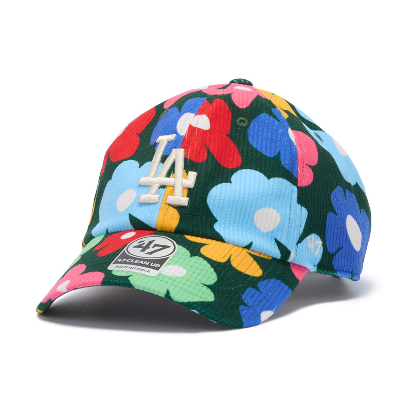 47ブランド キャップ ロサンゼルス ドジャース MLB FLORAL CORDUROY CLEAN UP MULTI COLOR