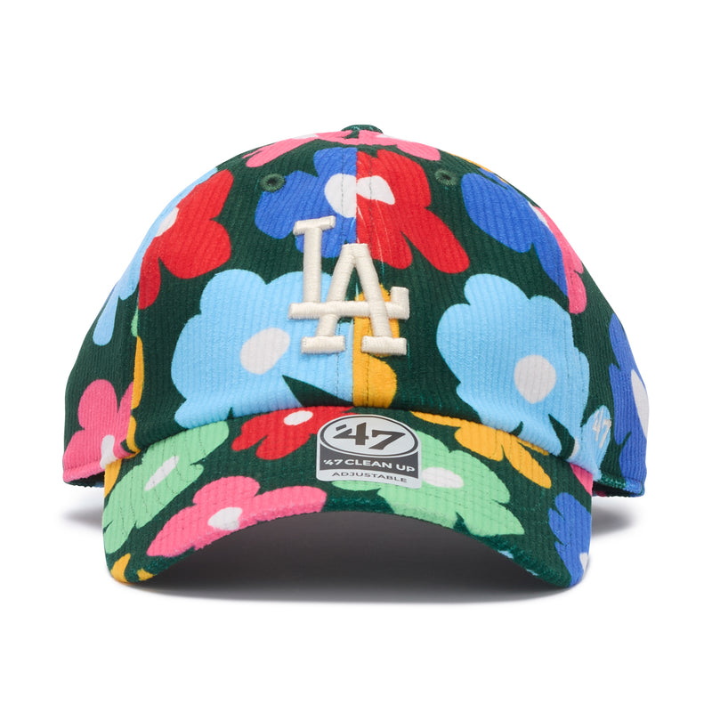 47ブランド キャップ ロサンゼルス ドジャース MLB FLORAL CORDUROY CLEAN UP MULTI COLOR