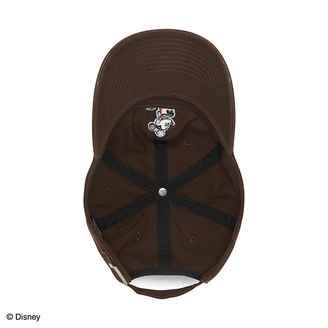 47ブランド キャップ ミッキーマウス CLEAN-UP STRAPBACK CAP BROWN
