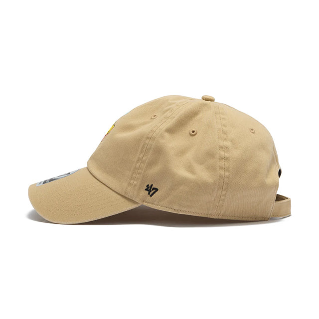 47ブランド キャップ ディズニー クマのプーさん CLEAN-UP STRAPBACK CAP KHAKI