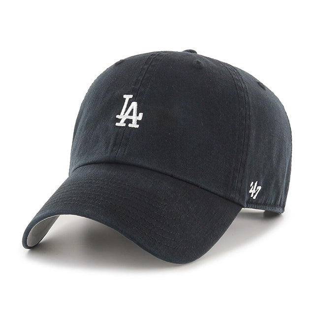 47ブランド キャップ ロサンゼルス ドジャース MLB BASE RUNNER CLEAN UP BLACK