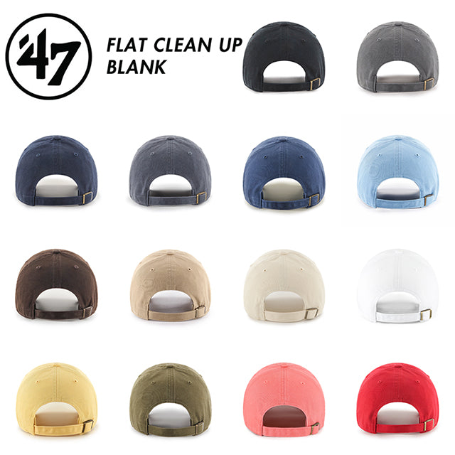 47ブランド キャップ FLAT CLEAN UP BLANK CAP