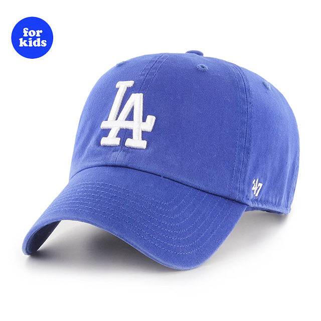 子供用 47ブランド キャップ ロサンゼルス ドジャース MLB KIDS CLEAN UP ROYAL BLUE