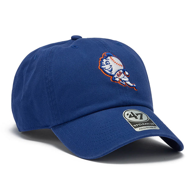 47ブランド キャップ ニューヨーク メッツ MLB COOPERSTOWN CLEAN UP W/ NO LOOP LABEL ROYAL BLUE
