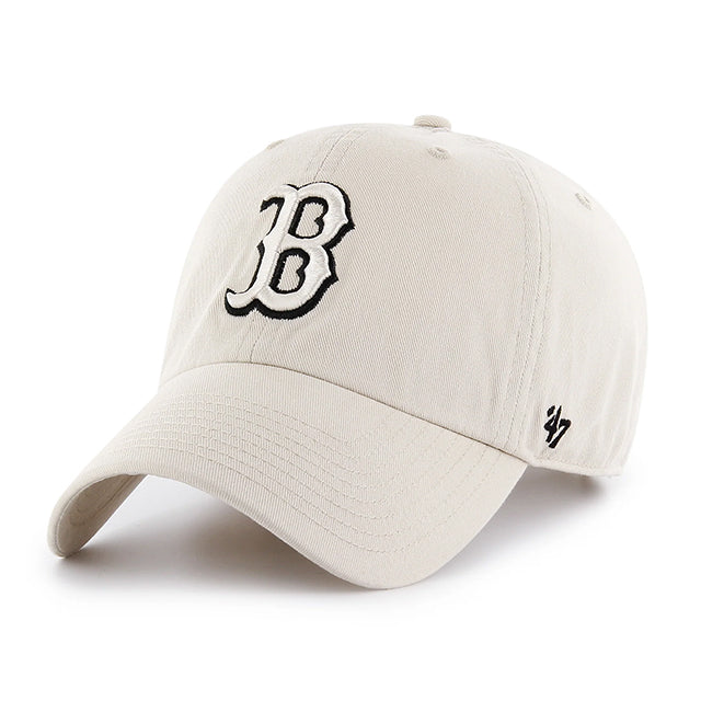 47ブランド キャップ ボストン レッドソックス MLB CLEAN UP NATURAL