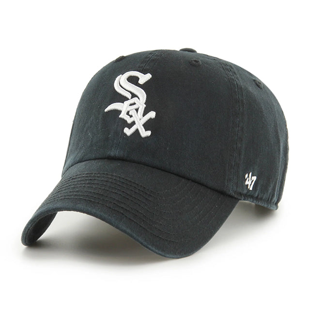 47ブランド キャップ シカゴ ホワイトソックス MLB CLEAN UP BLACK
