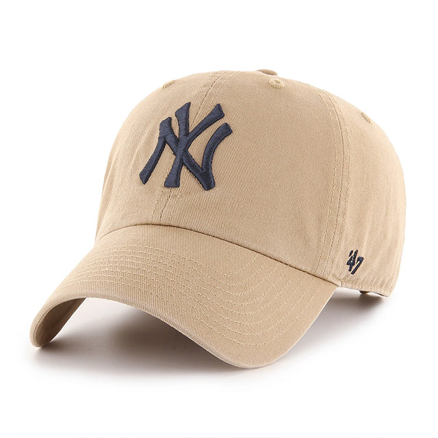 47ブランド キャップ ニューヨーク ヤンキース MLB CLEAN UP KHAKI