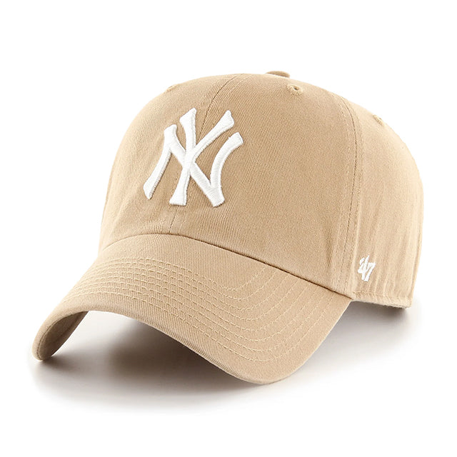 47ブランド キャップ ニューヨーク ヤンキース MLB CLEAN UP KHAKI