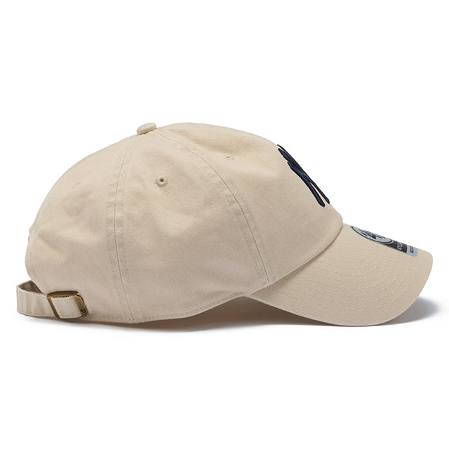 47ブランド キャップ ニューヨーク ヤンキース MLB CLEAN UP W/ NO LOOP LABEL BONE