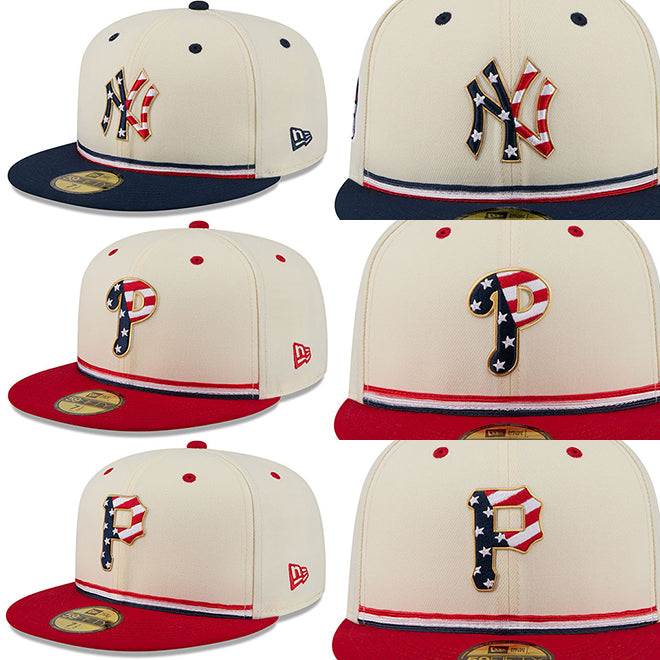 独立記念日モデル ニューエラ キャップ 59FIFTY MLB 2026 JULY 4TH STARS N STRIPES FITTED CAP