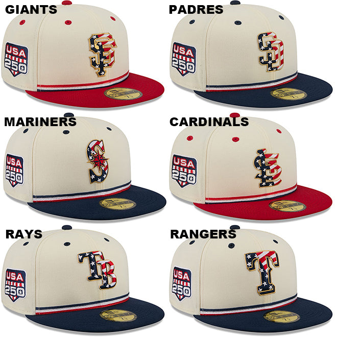 独立記念日モデル ニューエラ キャップ 59FIFTY MLB 2026 JULY 4TH STARS N STRIPES FITTED CAP
