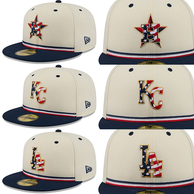独立記念日モデル ニューエラ キャップ 59FIFTY MLB 2026 JULY 4TH STARS N STRIPES FITTED CAP