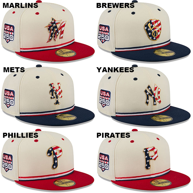 独立記念日モデル ニューエラ キャップ 59FIFTY MLB 2026 JULY 4TH STARS N STRIPES FITTED CAP