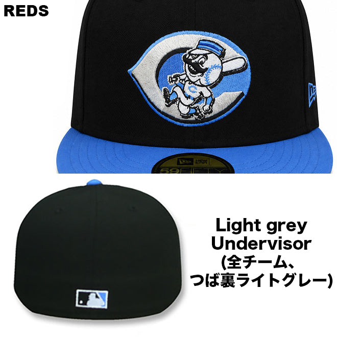 ニューエラ キャップ 59FIFTY MLB COOP ALTERNATE FORCE FITTED CAP BLACK BLUE