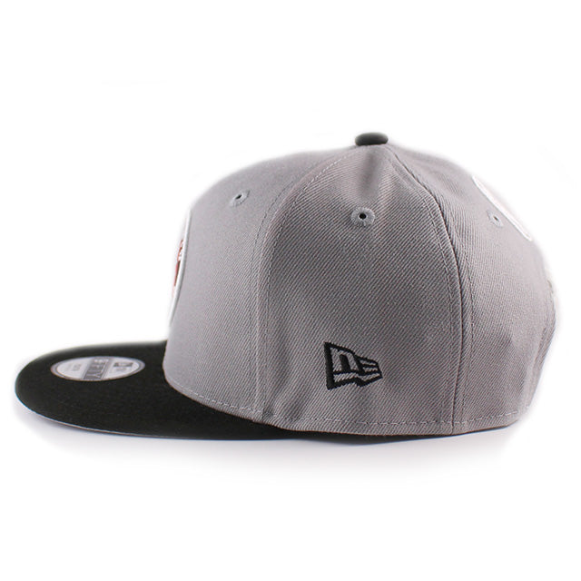 子供用 ニューエラ キャップ 9FIFTY トロント ラプターズ NBA TEAM BASIC SNAPBACK CAP HEATHER GREY BLACK