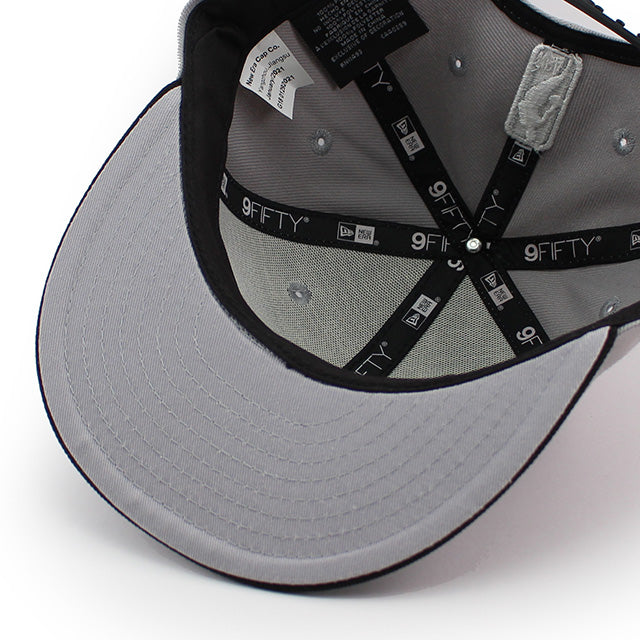 子供用 ニューエラ キャップ 9FIFTY トロント ラプターズ NBA TEAM BASIC SNAPBACK CAP HEATHER GREY BLACK