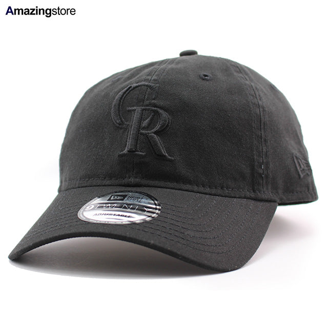 ニューエラ キャップ 9TWENTY ストラップバック コロラド ロッキーズ MLB CAP BLACK