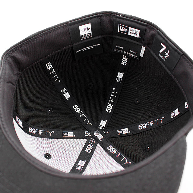 ニューエラ キャップ 59FIFTY 北海道日本ハム ファイターズ NPB FITTED CAP BLACK-WHITE