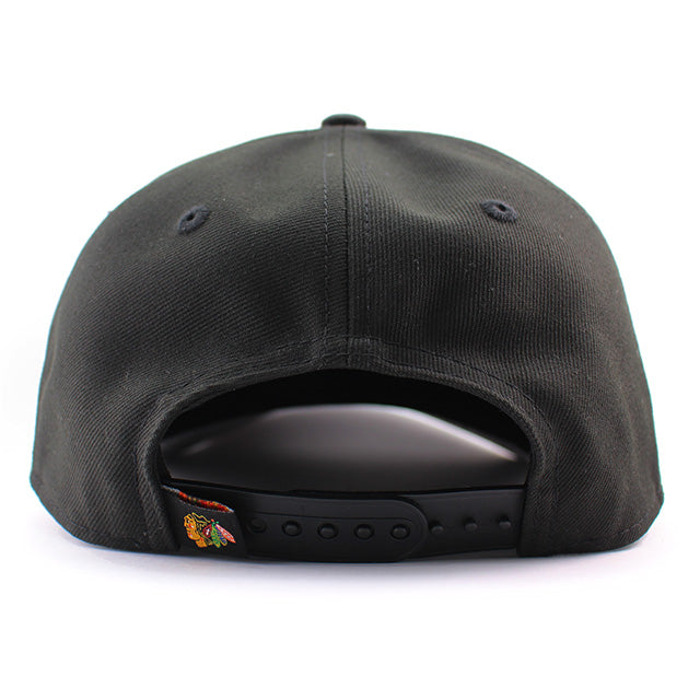 ニューエラ キャップ 9SEVENTY ストレッチ スナップバック シカゴ ブラックホークス NHL STRETCH SNAPBACK CAP BLACK