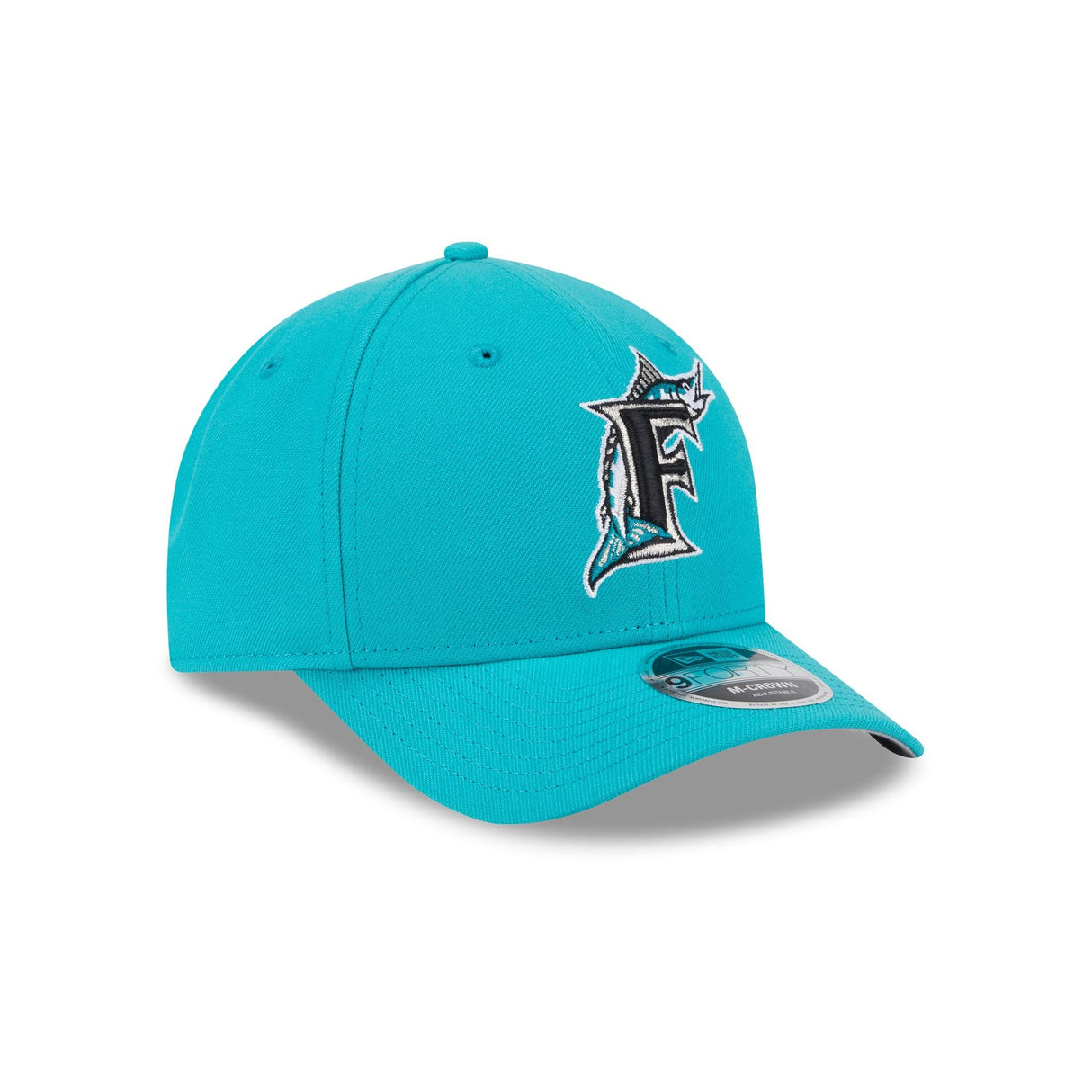 ニューエラ 9FORTY M-CROWN スナップバック フロリダ マーリンズ MLB SNAPBACK CAP TEAL
