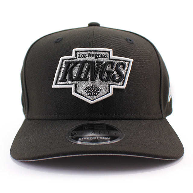 ニューエラ キャップ 9SEVENTY ストレッチ スナップバック ロサンゼルス キングス NHL STRETCH SNAPBACK CAP BLACK