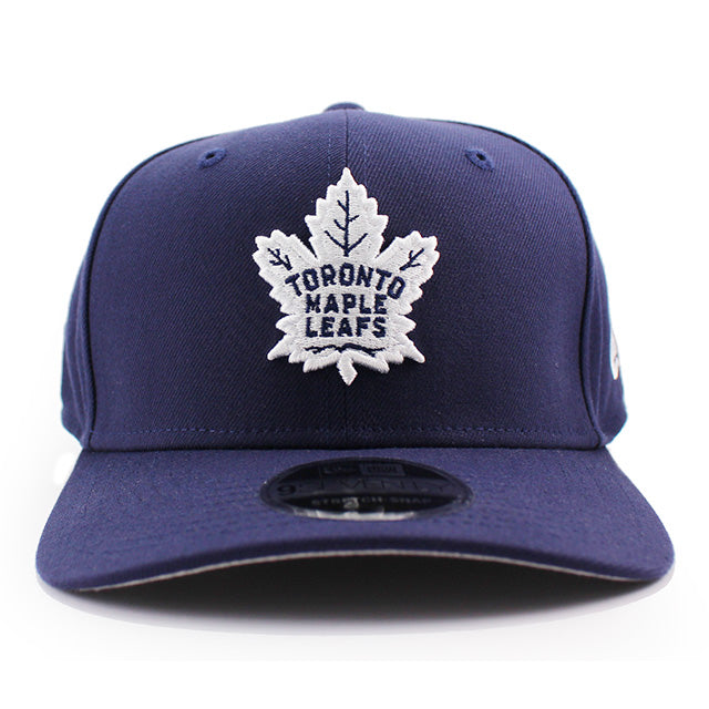 ニューエラ キャップ 9SEVENTY ストレッチ スナップバック トロント メープル リーフス NHL STRETCH SNAPBACK CAP NAVY