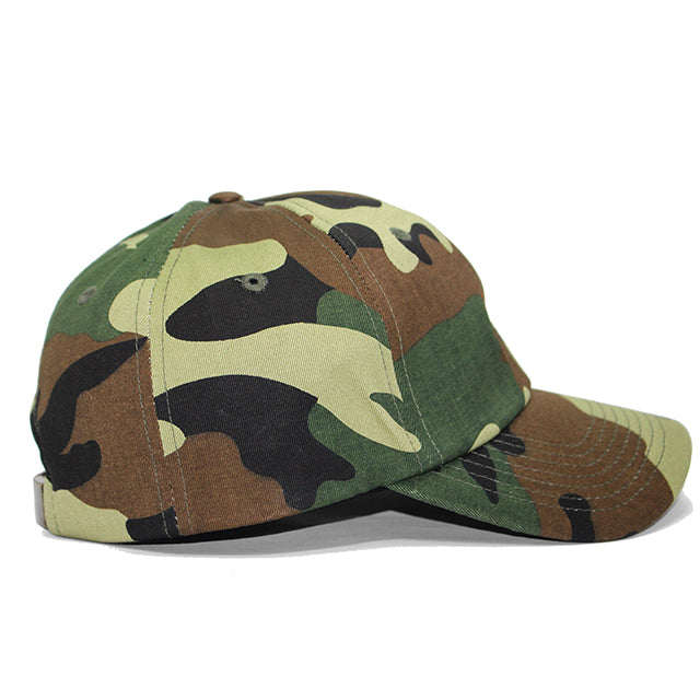 7ユニオン KINGSTON BENT STRAPBACK CAP WOODLAND CAMO