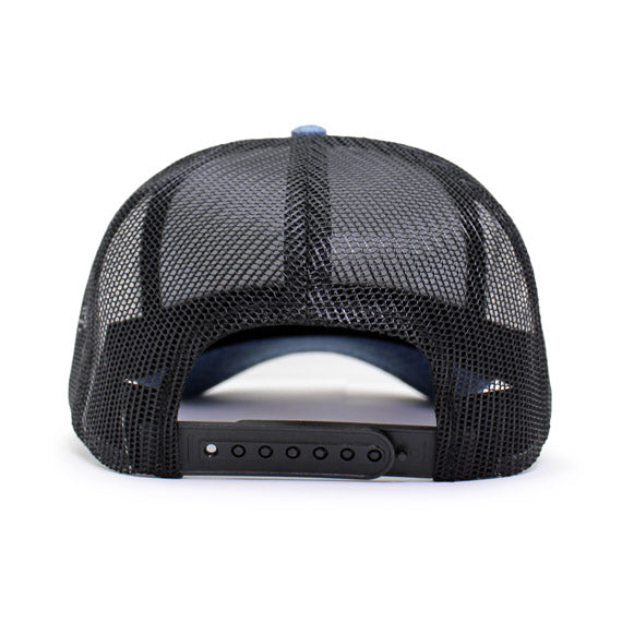 7ユニオン メッシュキャップ BOX LOGO MESH CAP DENIM-RED 7UNION