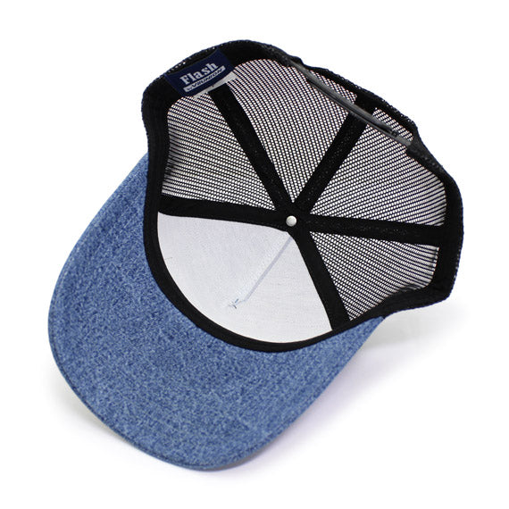 7ユニオン メッシュキャップ BOX LOGO MESH CAP DENIM-RED 7UNION