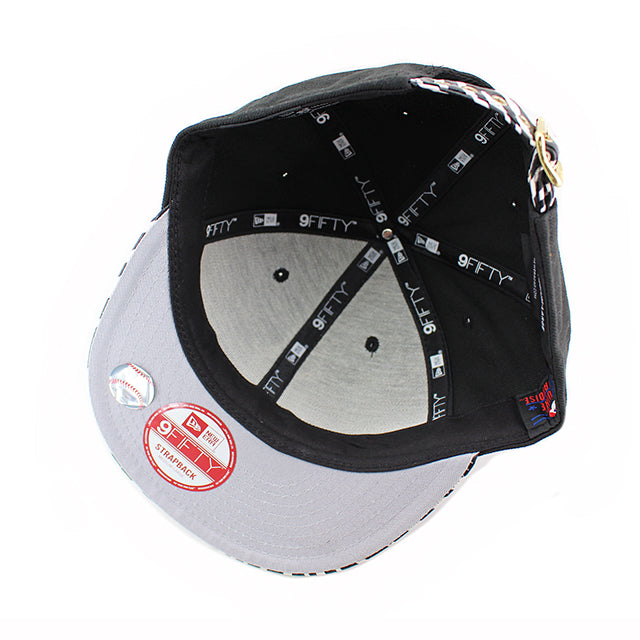 ニューエラ キャップ 9FIFTY MLBチームモデル OSTRICH ZEBRA 9FIFTY STRAPBACK BLACK