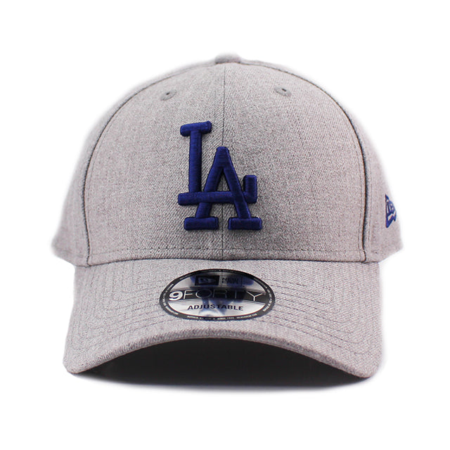 ニューエラ キャップ 9FORTY ロサンゼルス ドジャース MLB TEAM ADJUSTABLE CAP HEATHER GRAY