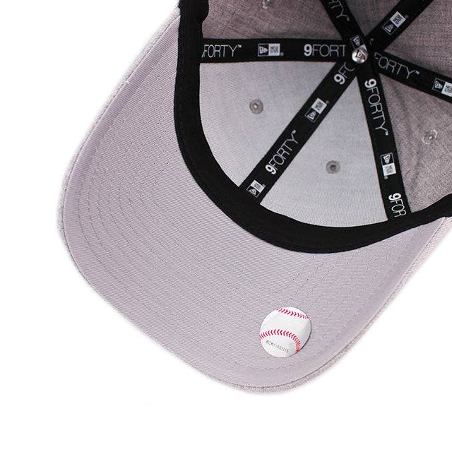 ニューエラ キャップ 9FORTY ロサンゼルス ドジャース MLB TEAM ADJUSTABLE CAP HEATHER GRAY